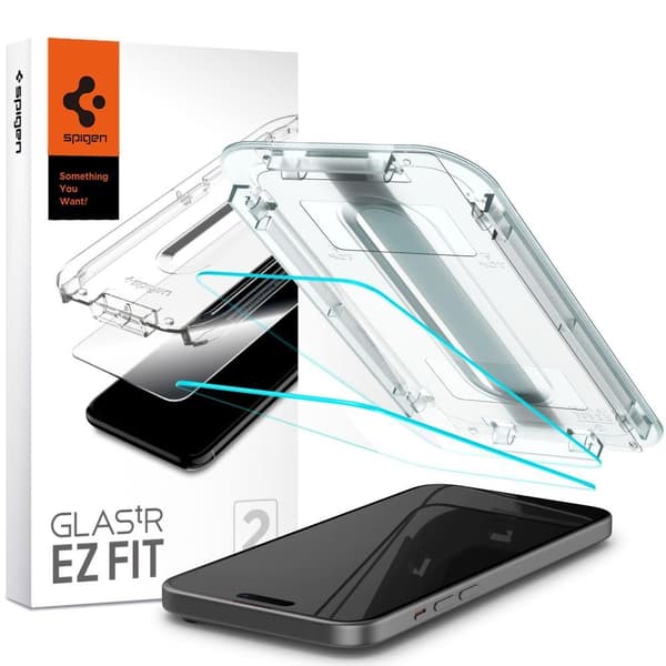 Glas.tR EZ Fit karkaistu lasi iPhone 15 Plus -puhelimelle - 2 kpl