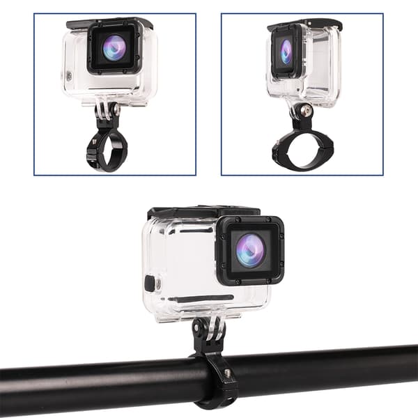 Teline GoPro-kameran kiinnittämiseen ohjaustankoon