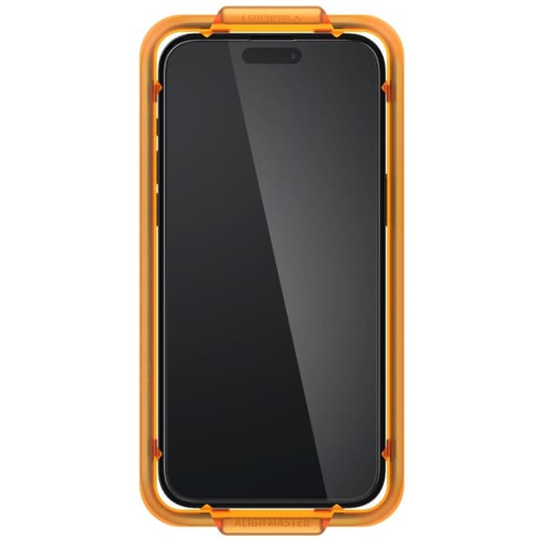 ALM Glass FC hærdet glas til iPhone 15 Pro Max sort - SÆT med 2 stk.