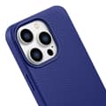Pikkukuva 6 / 7: iPhone 14 Pro Max magneettinen nahkakotelo MagSafe Litchi Premium -nahkakotelolla, tummansininen