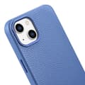 Pikkukuva 7 / 7: iPhone 14 Plus magneettinen nahkakotelo MagSafe Litchi Premium -nahkakotelolla sinisellä