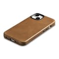 Miniatyrbillede 7 af 8: iPhone 14 Plus magnetisk læderetui med MagSafe Oil Wax Premium læderetui lysebrun