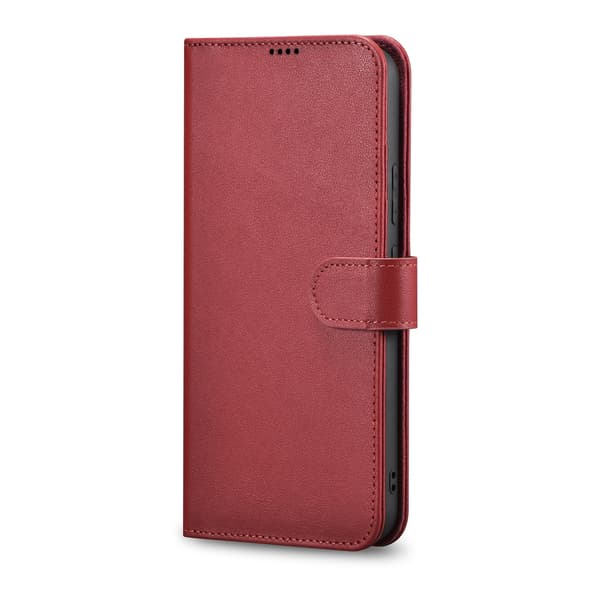 Læderpung etui til Galaxy S22+, bordeaux