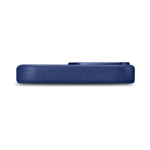 Naturskinndeksel til iPhone 14 Pro Max MagSafe-deksel Skinn lyseblått
