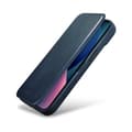 Miniatyrbillede 7 af 7: iPhone 14 Plus magnetisk flip-etui MagSafe CE Oil Wax Premium Læder marineblå