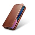 Miniatyrbillede 6 af 6: Lædercover til iPhone 14 Plus med magnetisk flip MagSafe CE Oil Wax Premium Læderbrun
