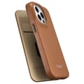 Miniatyrbilde 8 av 8: iPhone 14 Pro lærdeksel med klaff magnetisk MagSafe CE Premium Leather lysebrunt