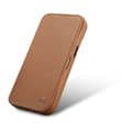 Miniatyrbillede 7 af 8: iPhone 14 Plus læderetui med klap magnetisk MagSafe CE Premium Læder lysebrun