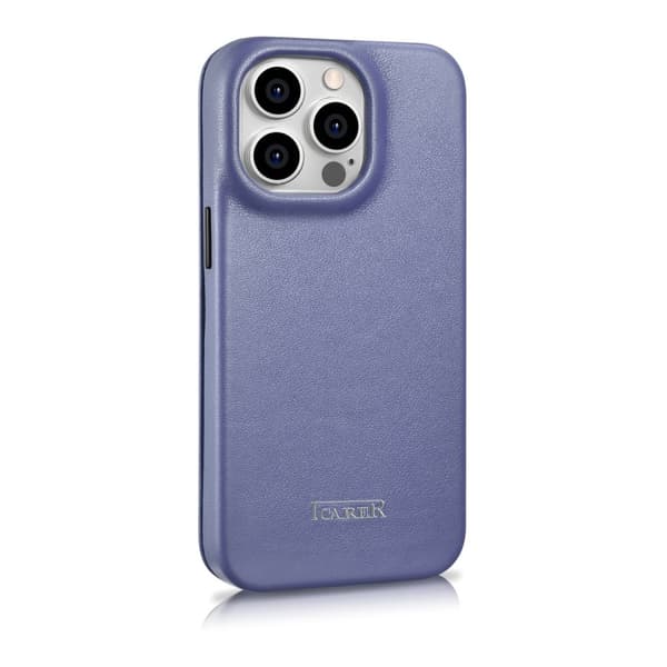 iPhone 14 Pro Max magnetisk flip-deksel MagSafe CE Premium Leather lys lilla