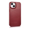 Miniatyrbillede 3 af 7: iPhone 14 Plus Magnetic Flip Case MagSafe CE Oil Wax Premium Læder Burgundy