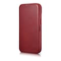 Miniatyrbillede 6 af 7: iPhone 14 Plus Magnetic Flip Case MagSafe CE Oil Wax Premium Læder Burgundy