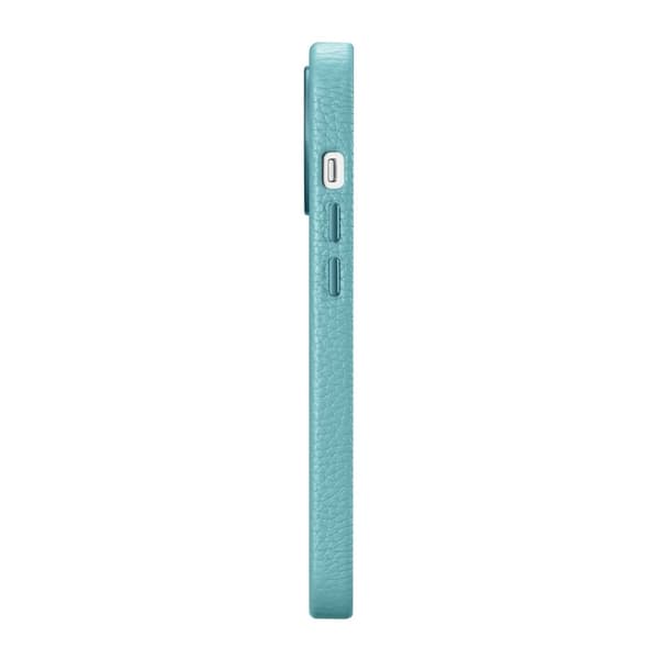 iPhone 14 Pro Max magneettinen nahkakotelo MagSafe Litchi Premium -nahkakotelolla vihreällä