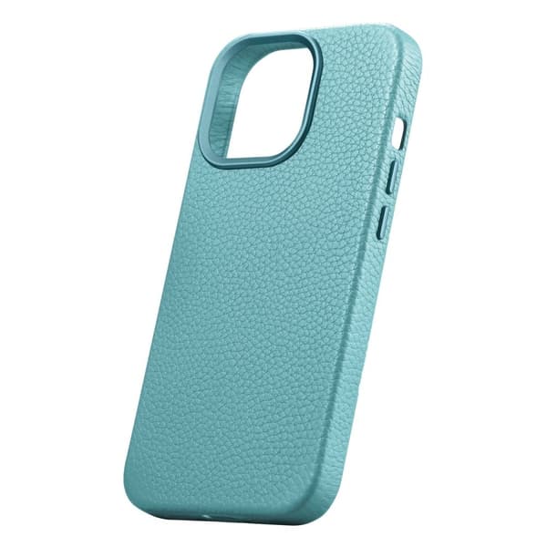 iPhone 14 Pro Max magneettinen nahkakotelo MagSafe Litchi Premium -nahkakotelolla vihreällä
