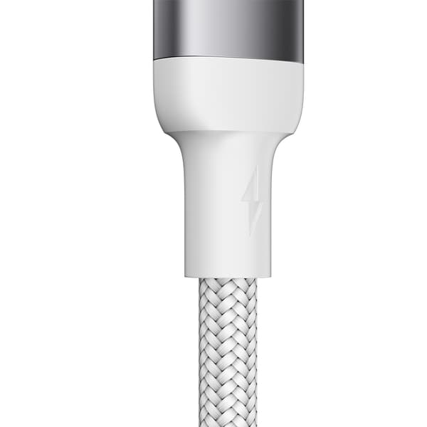 USB-C - Lightning-kabel med LED-indikator 20W A10 Series 1,2 m hvit