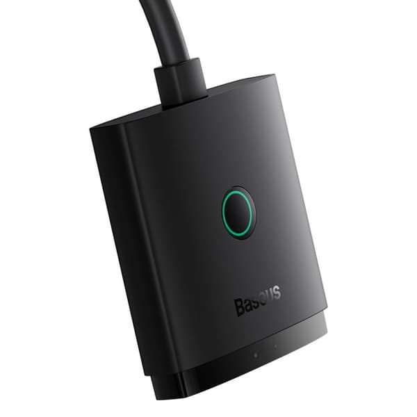 2-i-1 Adapter HDMI splitter 4K 60Hz toveis AirJoy 1m svart