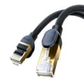 Miniatyrbillede 5 af 6: RJ45 Ethernet High Speed ​​​​Cat.8 40 Gbps LAN LAN-kabel 5m sort
