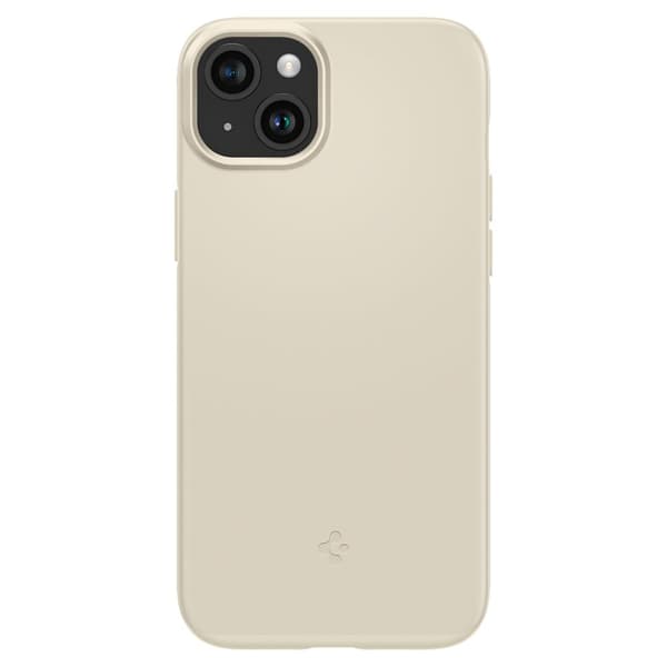 Beskyttelsesveske til iPhone 15 Plus Thin Fit, beige
