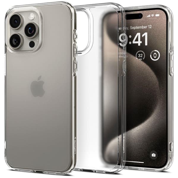 Ultra Hybrid cover til iPhone 15 Pro Max gennemsigtig