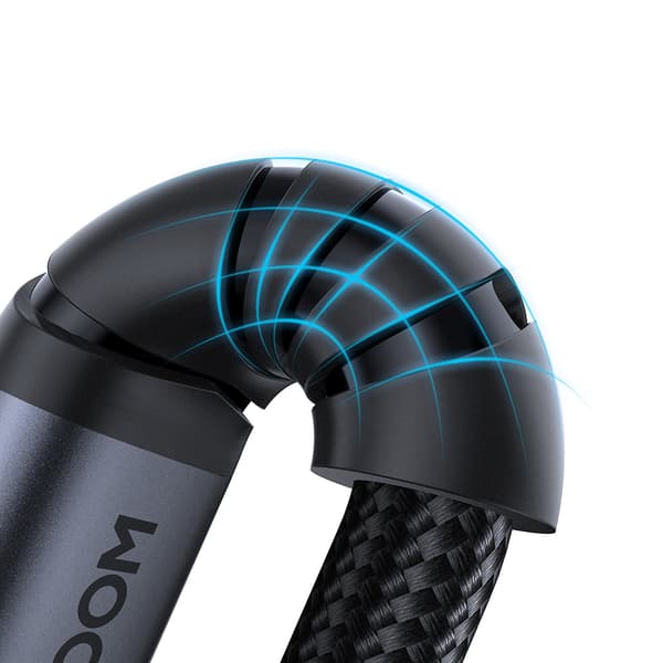 Stereoljudkabel för telefon AUX 3,5 mm minijack - USB-C 1,2 m svart