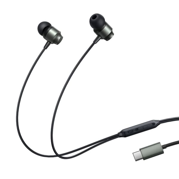 USB-C-hodetelefoner JR-EC06 grå in-ear-hodetelefoner