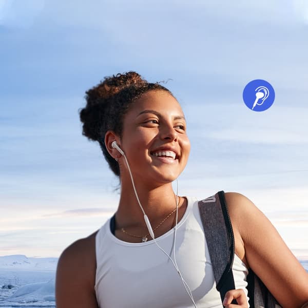 USB-C JR-EC05 headset in-ear hovedtelefoner hvid