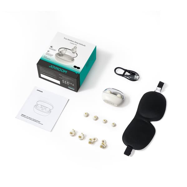 JR-TS3 trådlösa Bluetooth in-ear hörlurar vita