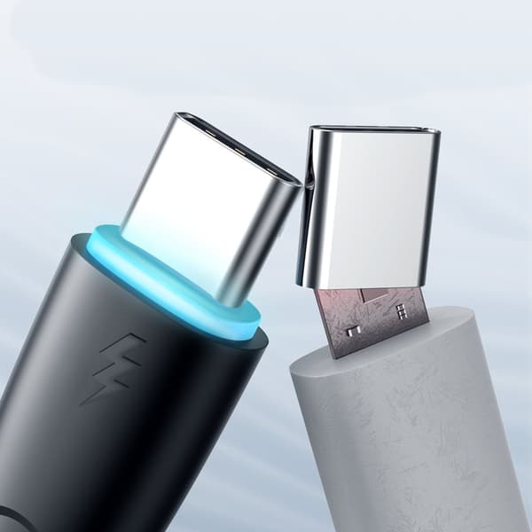 Starry Series USB-A - USB-C 3A kabel 1m sort