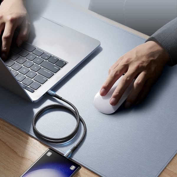 Starry Series USB-A - USB-C 3A kabel 1m sort