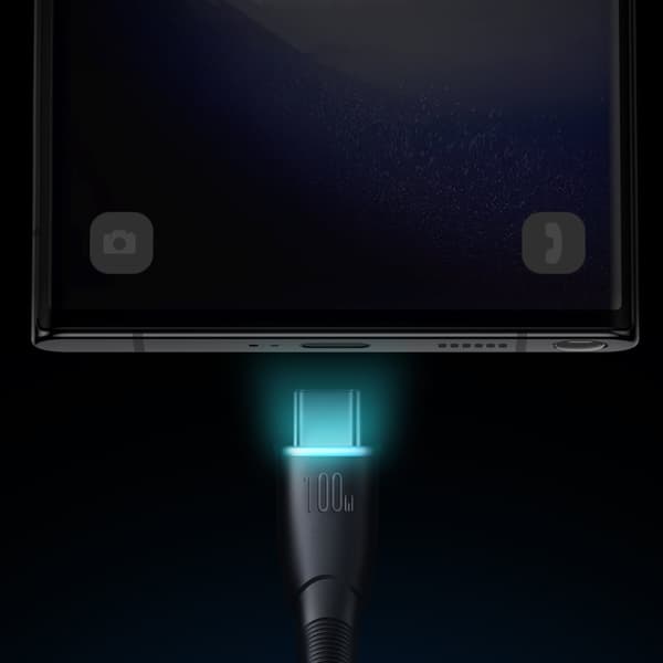 Starry Series USB-A - USB-C kabel 100W 1m svart