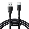Miniatyrbilde 1 av 8: Starry Series USB-A - USB-C kabel 100W 1m svart