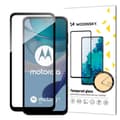 Miniatyrbild 1 av 7: Slitstarkt härdat glas för Motorola G53, helskärm, med Full Glue ram, svart