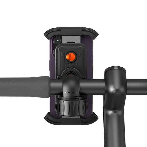 QuickGo sykkeltelefonholder for styre, svart