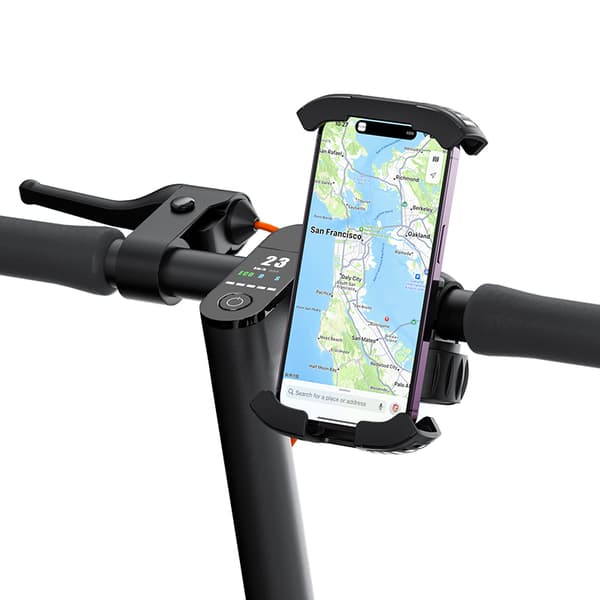 QuickGo sykkeltelefonholder for styre, svart