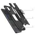 Miniatyrbillede 2 af 6: Pansret cover + magnetisk holder til Samsung Galaxy A42 5G Ring Panser rød