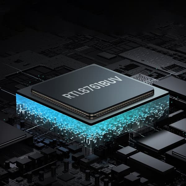 Bluetooth 5.0 USB-A sändare och mottagare adapter, svart