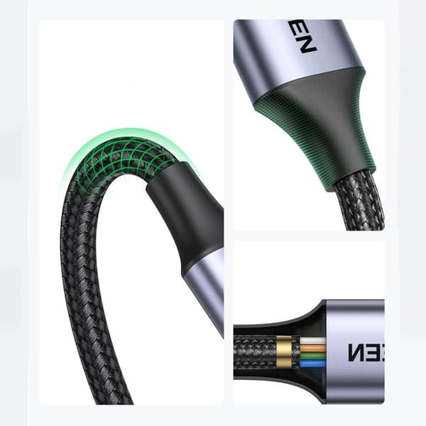 Kabel for SSD-stasjon USB-C - micro USB-B 3.0 5Gb/s 3A 1m grå