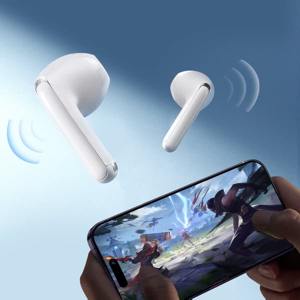TWS Funpods Series JR-FB1 Bluetooth 5.3 trådløse hovedtelefoner hvide