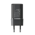 Miniatyrbilde 6 av 7: Rask vegglader 30W USB-A og USB-C PD QC AFC FCP svart