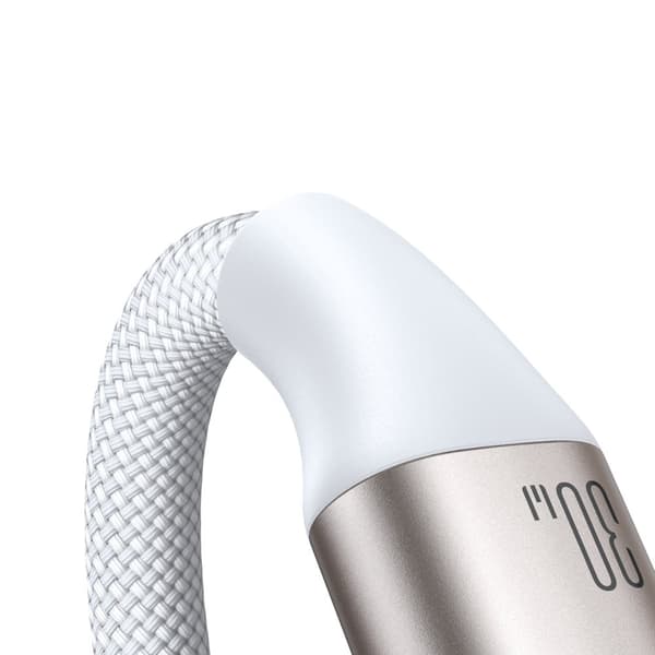 2-i-1 Lightning-kabel for iPhone og induktiv lader for Apple Watch USB-C 1,5m hvit