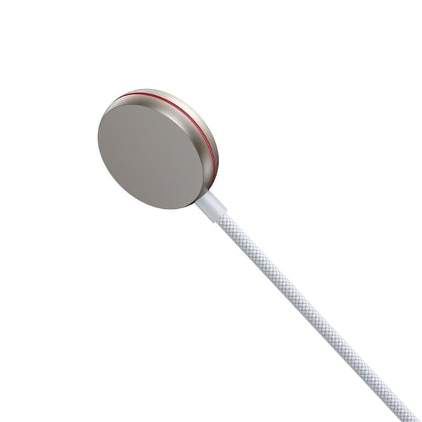 2-i-1 Lightning-kabel for iPhone og induktiv lader for Apple Watch USB-C 1,5m hvit