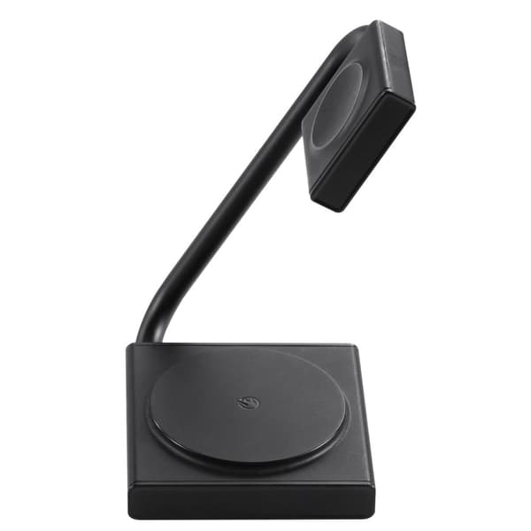 2i1 induktiv oplader til ur og smartphone 15W MagSafe Qi, foldbar, sort