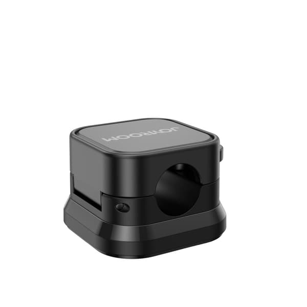 Organizerholder for kabler og ledninger, magnetisk, sort - SETT med 3 stk.