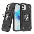 Miniatyrbillede 1 af 8: Pansret etui til iPhone 14 Plus, Ring Armor magnetisk holder, sort