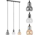 Miniatyrbillede 1 af 2: Moderne 3-punkts E27 loftslampe - glasklokker
