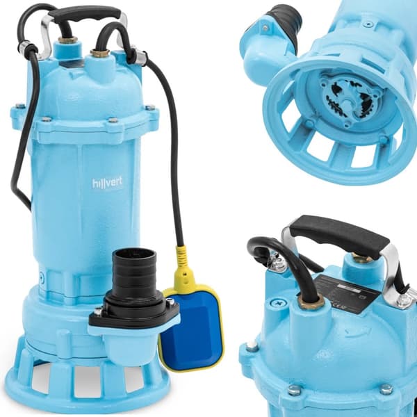 Dykpumpe til snavset vand med kværn 500 l/min 2100 W