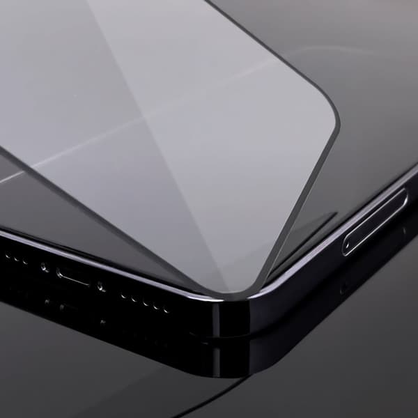 9H hærdet glas til hele skærmen på Infinix Note 12 G96 med ramme Case Friendly sort