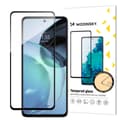 Pikkukuva 1 / 6: 9H karkaistu lasi Motorola Moto G72:n koko näytölle mustalla Full Glue -kehyksellä