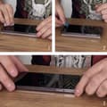 Miniatyrbillede 3 af 3: Privacy hærdet glas til Samsung Galaxy A23 skærm med Anti Spy filter