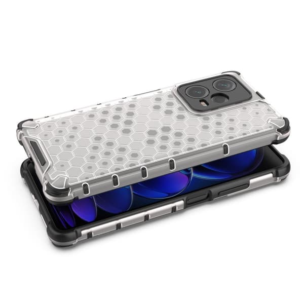 Pansarhybridfodral för Xiaomi Redmi Note 12 Pro+ Honeycomb svart