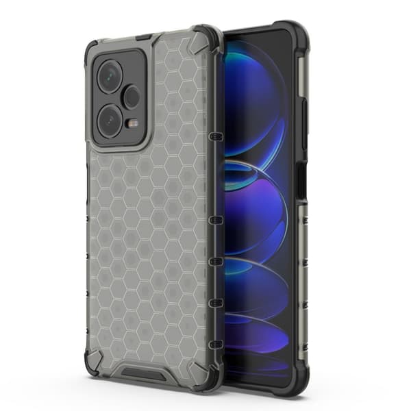Pansarhybridfodral för Xiaomi Redmi Note 12 Pro+ Honeycomb svart